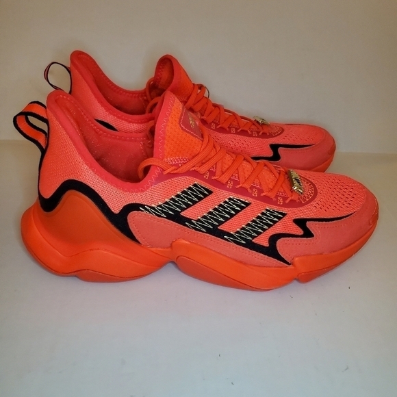 Men's Size 11 adidas Impact FLX Flash Red / Gold / Black GY0473 - Picture 1 of 8